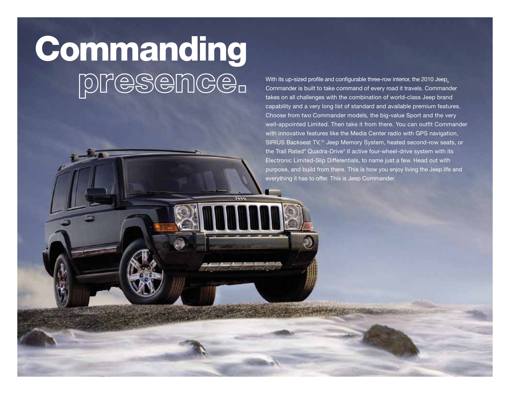 2010 Jeep Commander Brochure Page 16